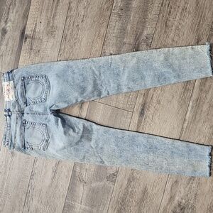 True Religion Jennie Curvy Mid Rise Skinny Jeans